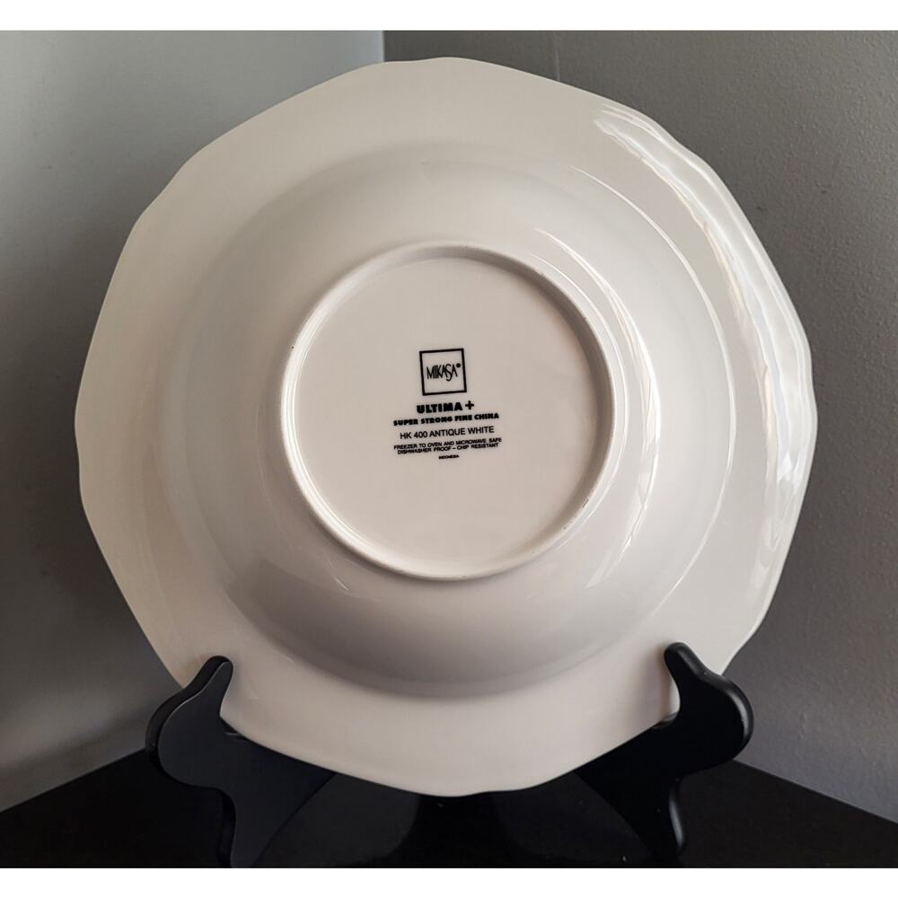 Mikasa Ultima + Super Strong Fine China HK 400 Antique White Vegetable Bowl - Picture 2 of 13